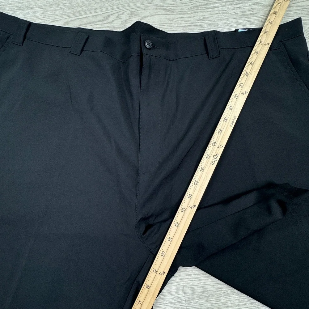 PGA Tour Men's Golf Shorts Pro Series Black Size 52 Moisture Wicking Stretch NWT